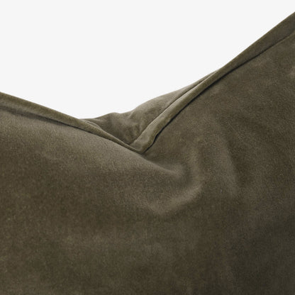 Evelyn Velvet Cushion - Olive