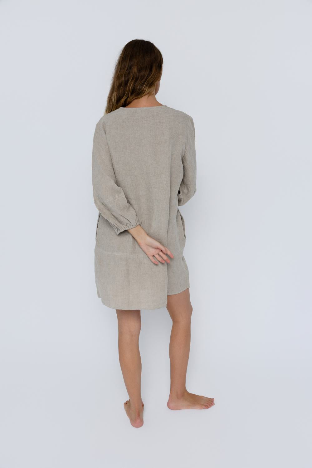 Fundamental Linen Ease Dress - Natural
