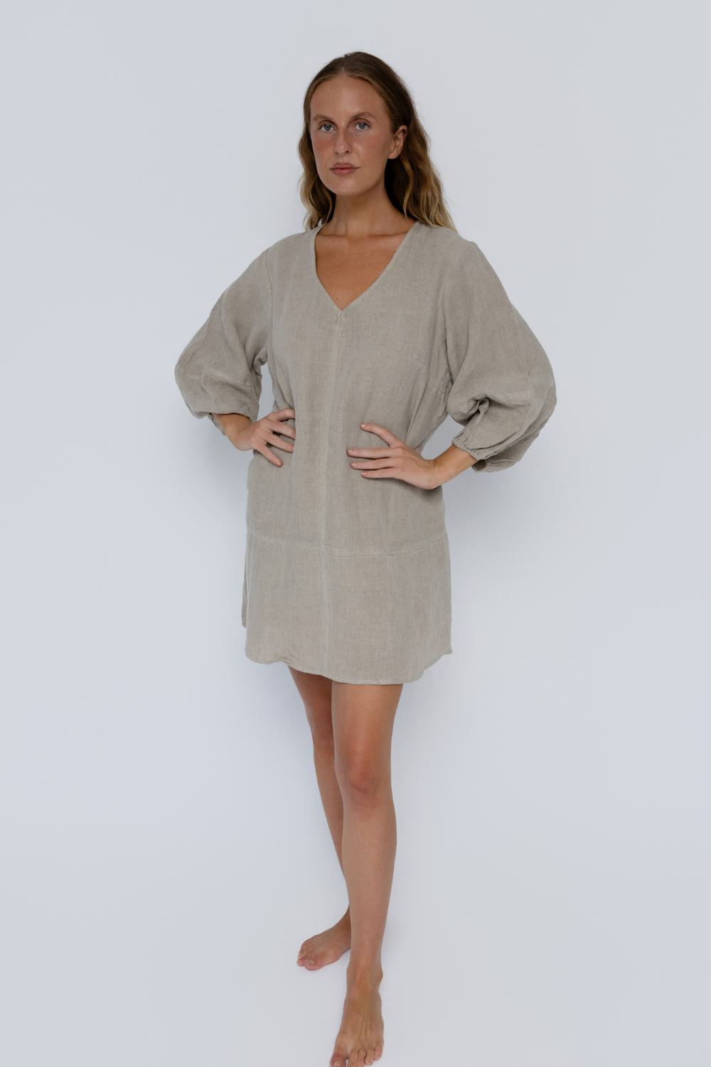 Fundamental Linen Ease Dress - Natural