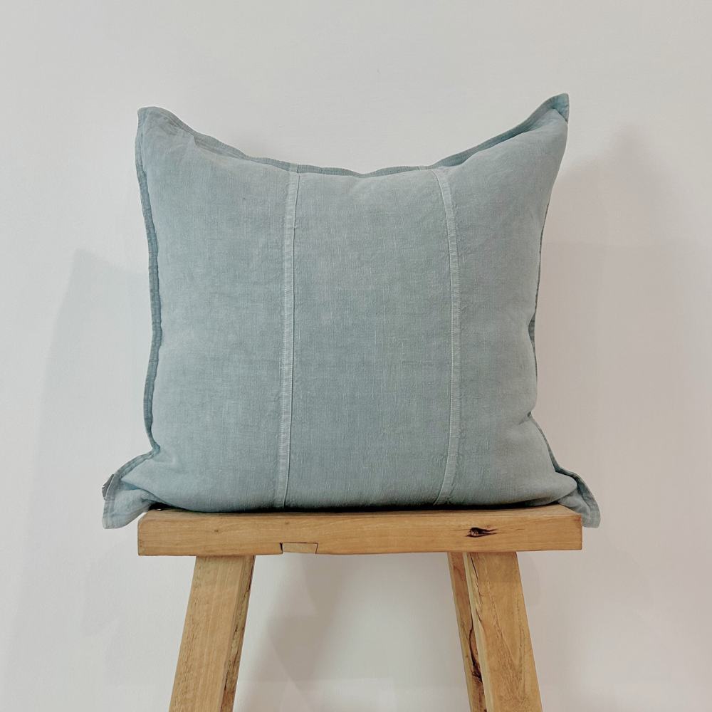 Luca® Linen Cushion - Storm Blue