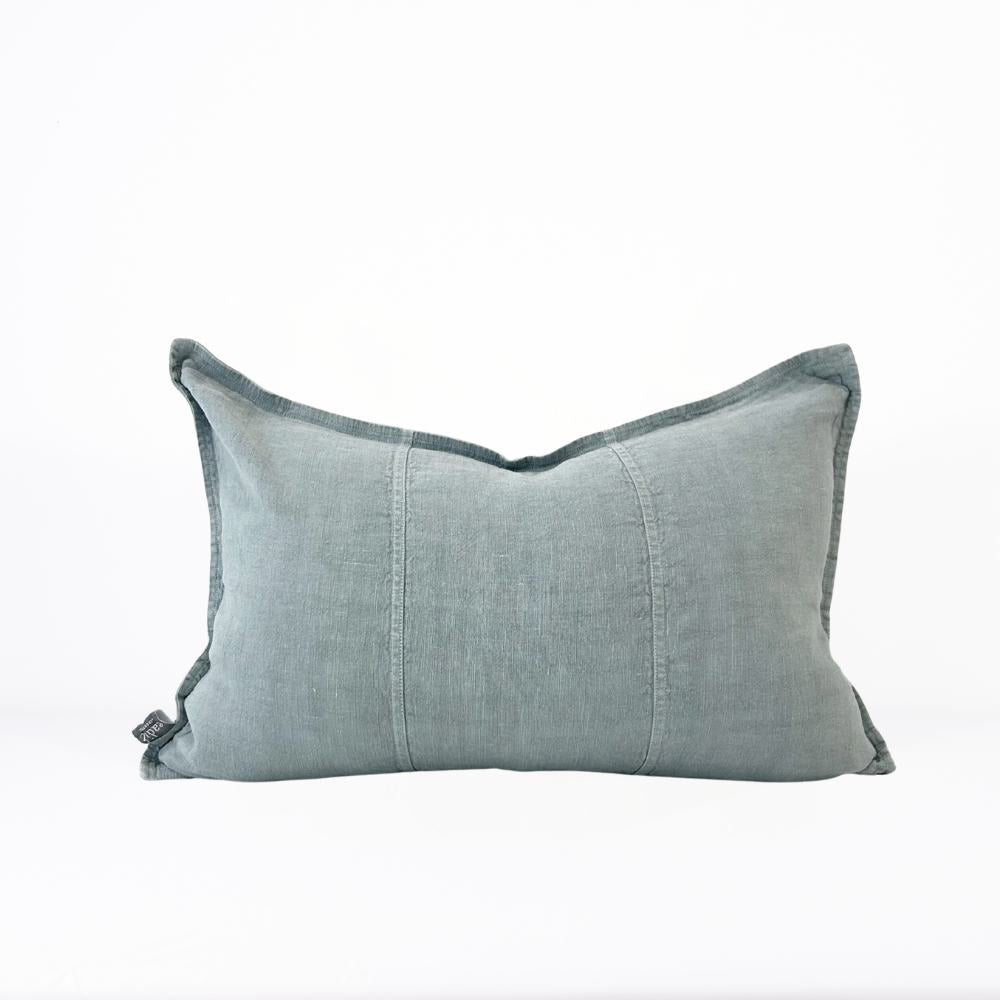 Luca® Linen Cushion - Storm Blue