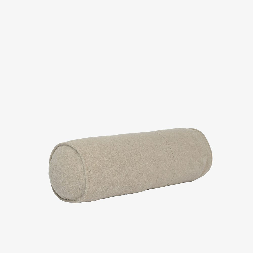 Luca Linen Bolster - Natural
