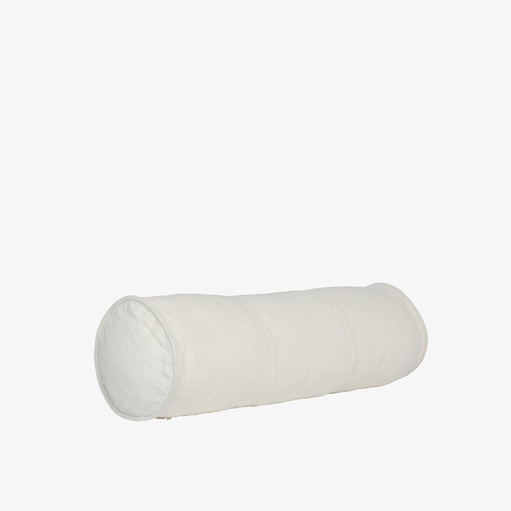 Luca Linen Bolster - Off White