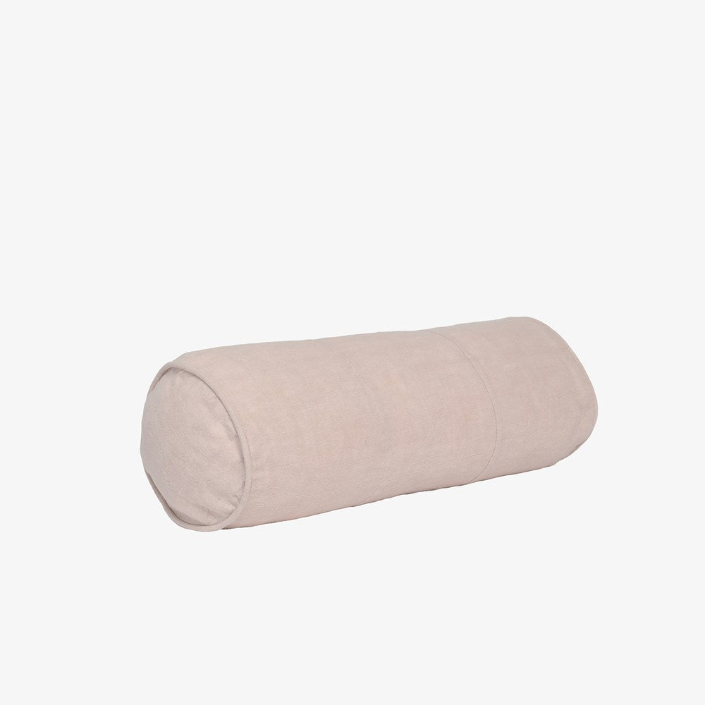 Luca Linen Bolster - Soft Lilac