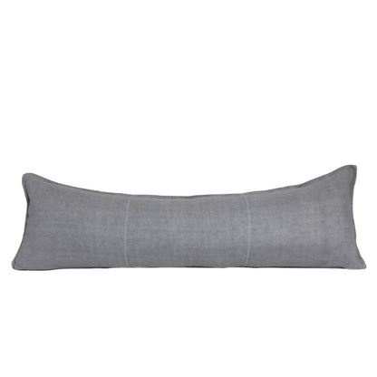 Luca Linen Long Lumbar - Grey