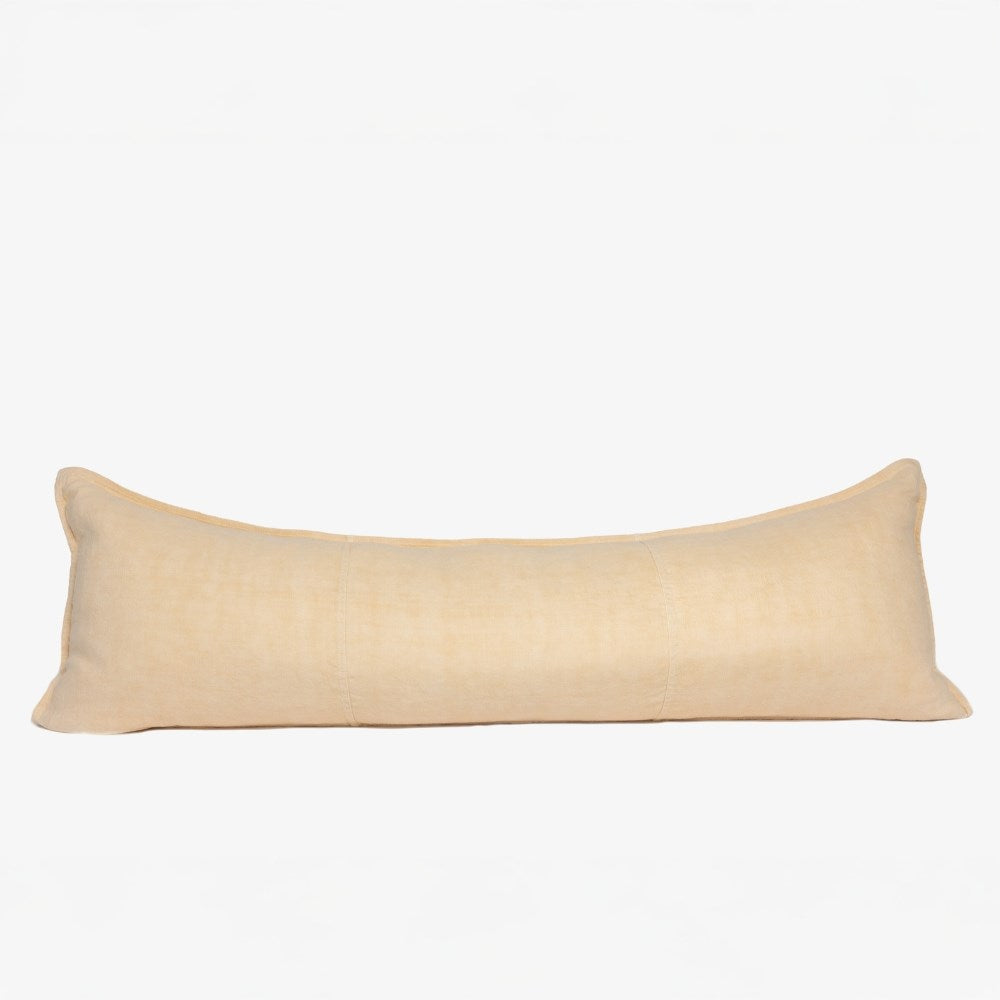 Luca Linen Long Lumbar - Soft Butter
