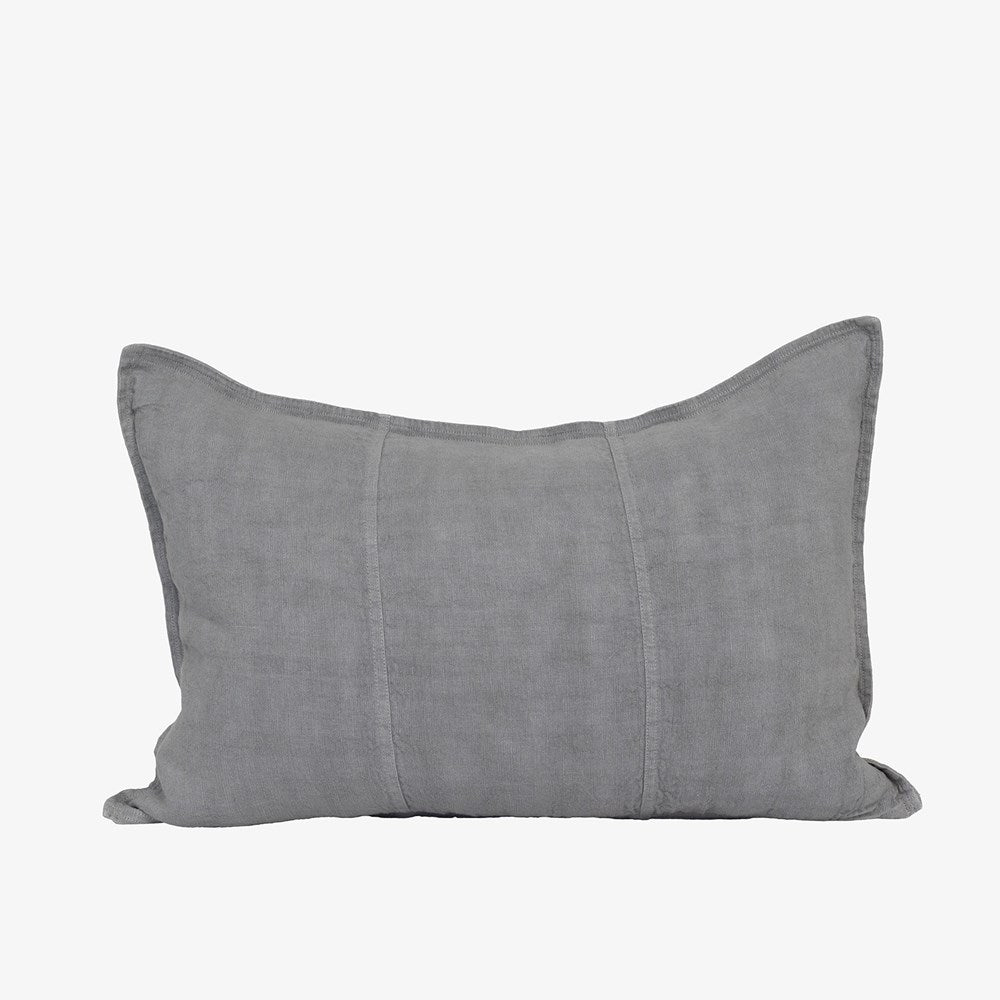 Luca Linen Cushion - Grey