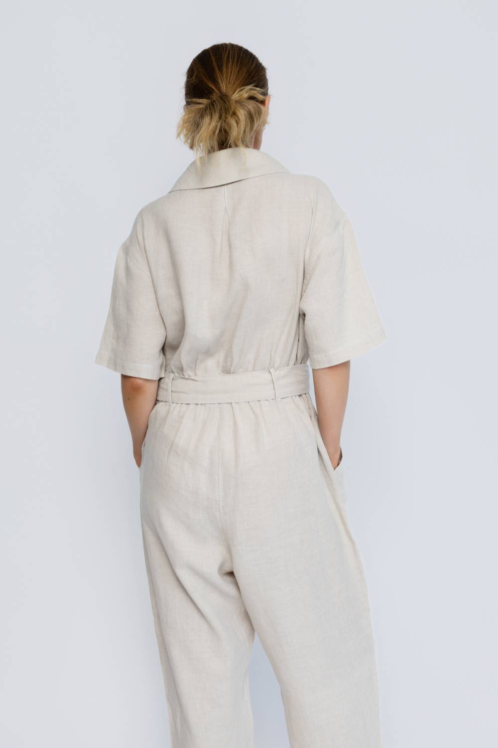 Moda Linen Suit - Natural