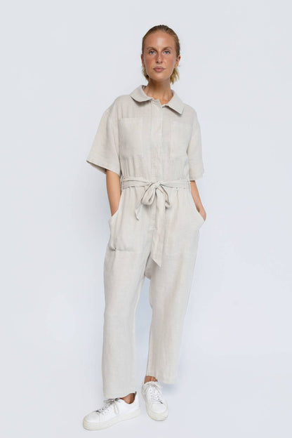 Moda Linen Suit - Natural