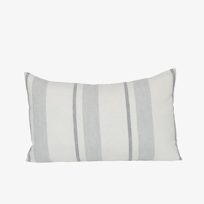 Pillar Cushion - Grey/White Stripe