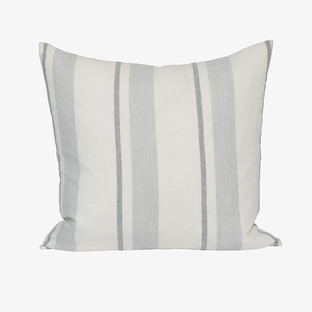 Pillar Cushion - Grey/White Stripe