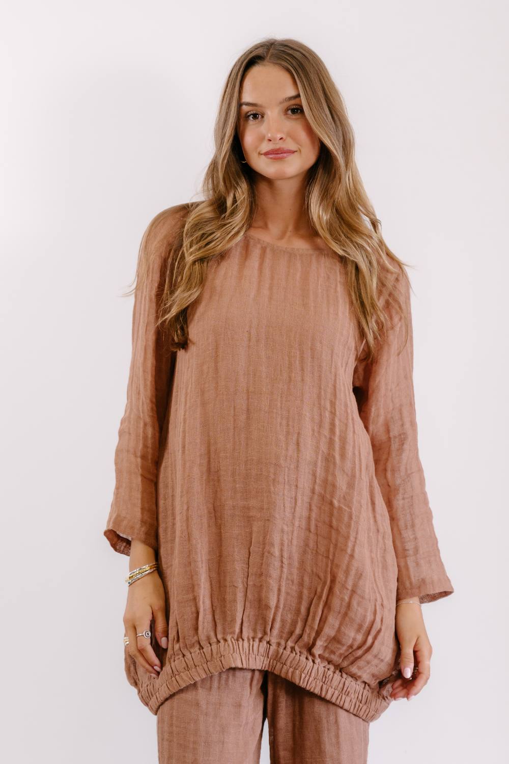Leni Top - Clay