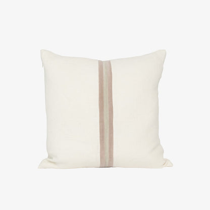 Ribbon Cushion - White/Lilac/Putty