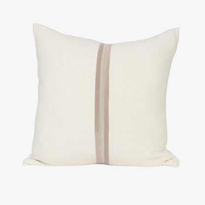 Ribbon Cushion - White/Lilac/Putty