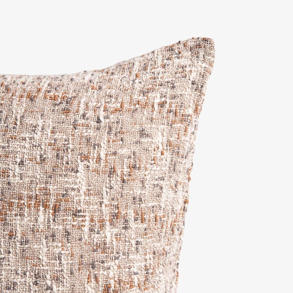 Brown Linen Cushion by Eadie Lifestyle