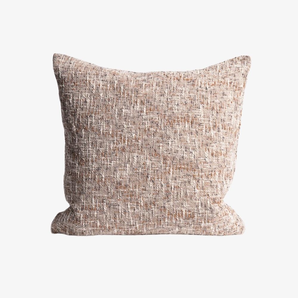 Brown Linen Cushion by Eadie Lifestyle