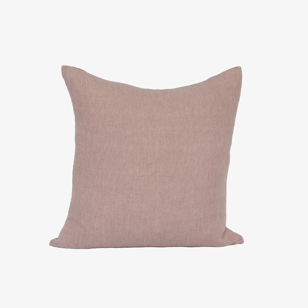 Sonnet Linen Cushion - Dusty Mauve