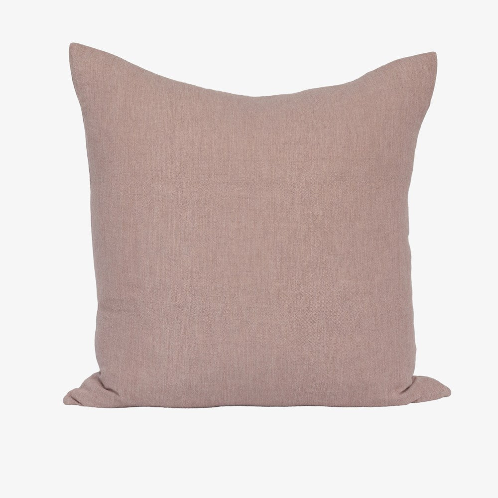 Sonnet Linen Cushion - Dusty Mauve