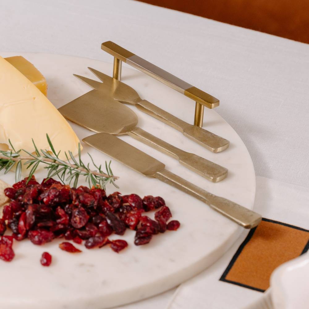 Brasserie Cheese Knife Set - Champagne Gold