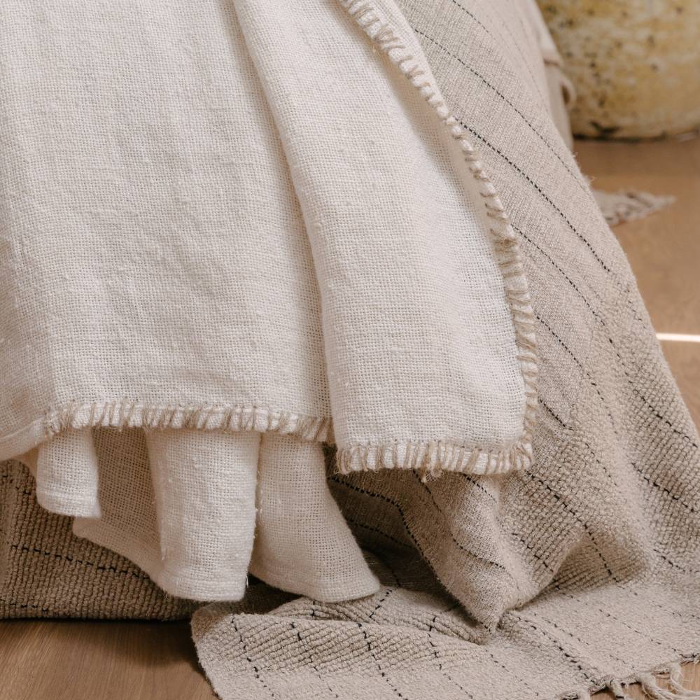 Bedouin Bed Sash - Ivory