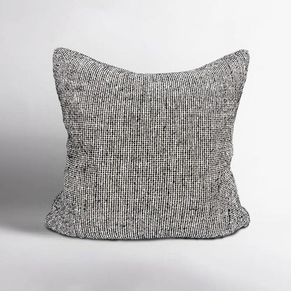 Verdure Linen Cushion - Natural/Black