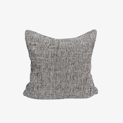 Verdure Linen Cushion - Natural/Black