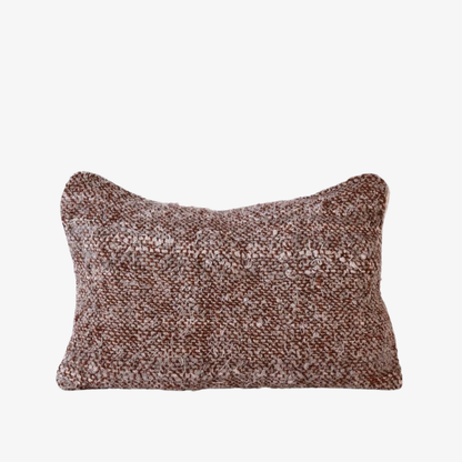 Linen Pillow in Rust / Ivory / Natural 