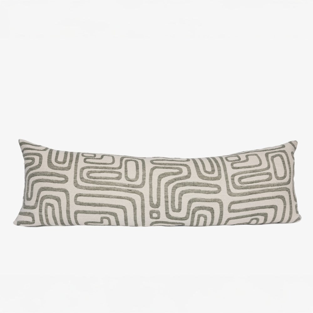 Wander Long Lumbar - White/Pistachio