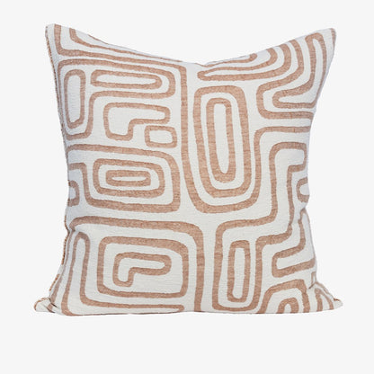 Wander Cushion - White/Nutmeg