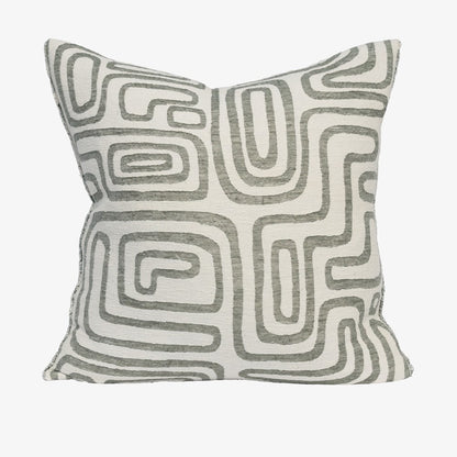 Wander Cushion - White/Pistachio