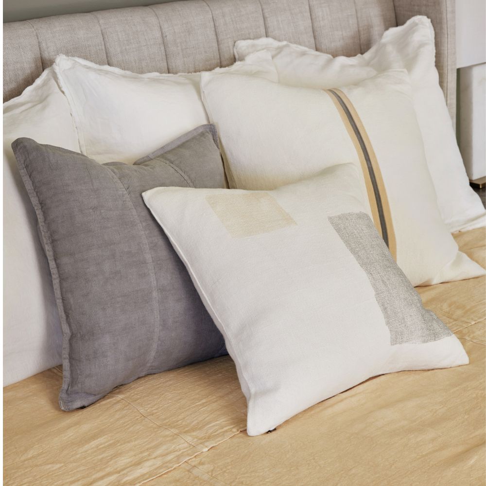 Luca Linen Bed Cover - Soft Butter