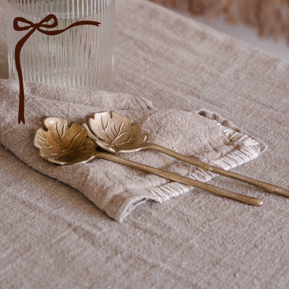 Zayra Napkins - Natural & Brasserie Salad Servers
