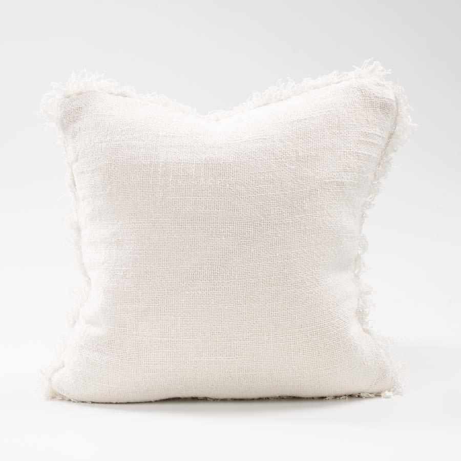 Bedouin Linen Cushion - Ivory