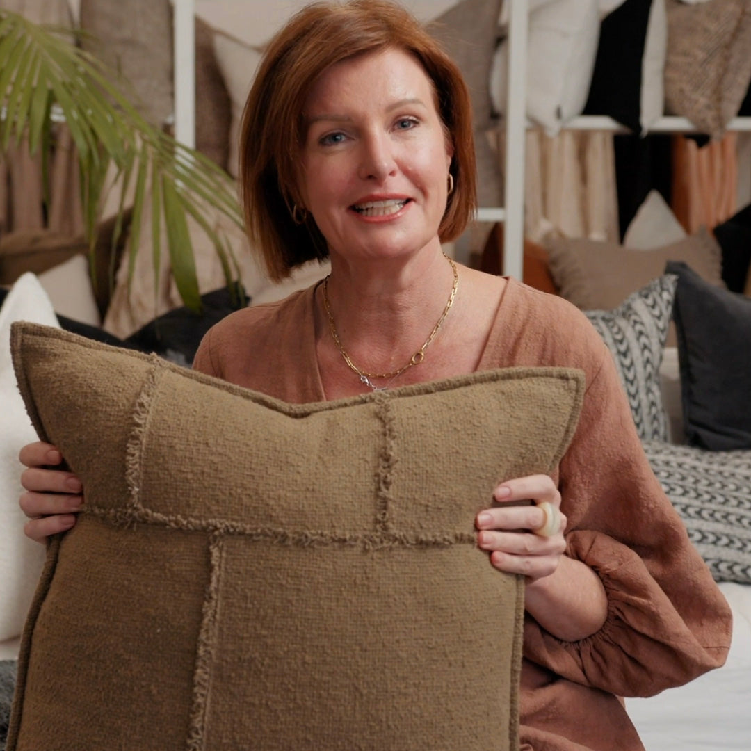 Aerial Cushion - Moss Green