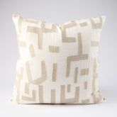 Antico Linen Cushion - White/Natural - Eadie Lifestyle