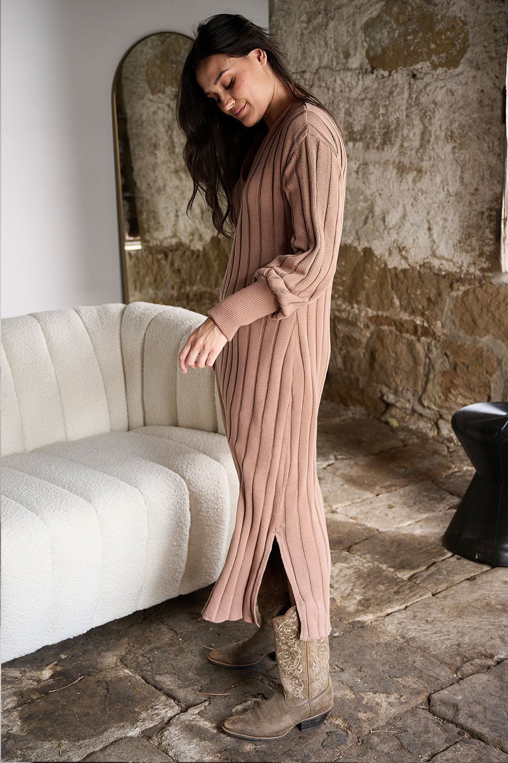 Arlow Dress - Clay - Eadie Lifestyle