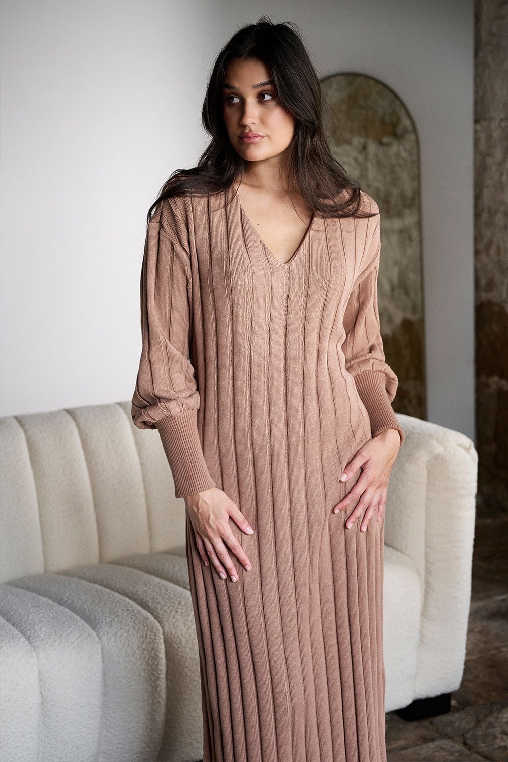 Arlow Dress - Clay - Eadie Lifestyle