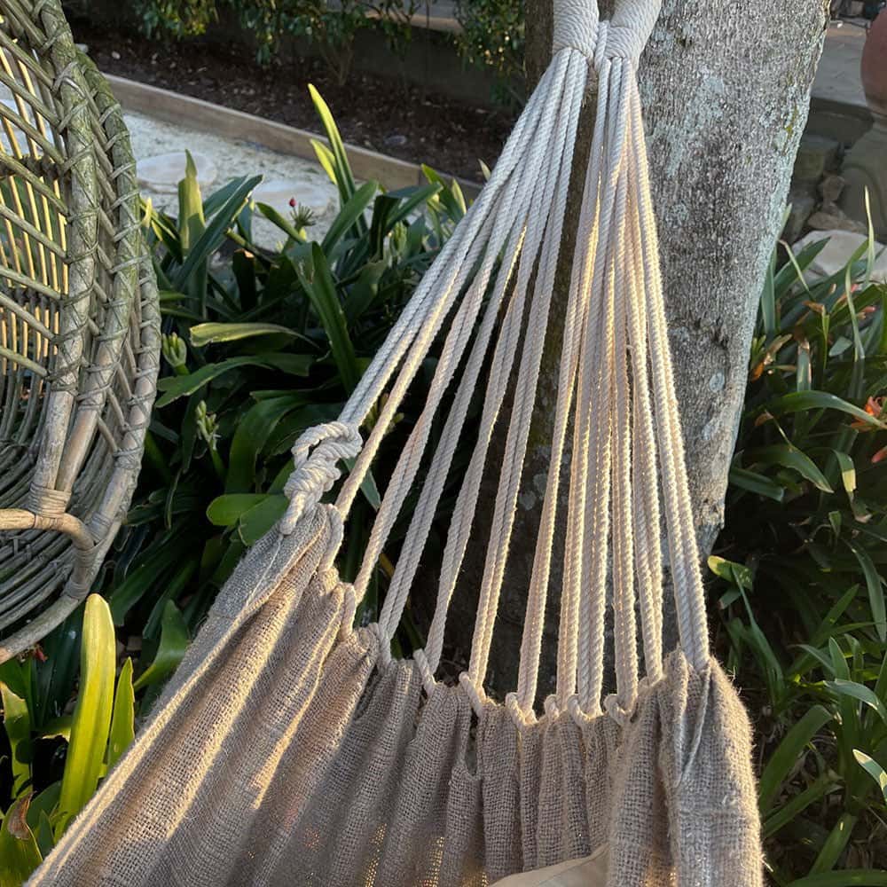 Bedouin Handwoven Linen Hammock - Eadie Lifestyle