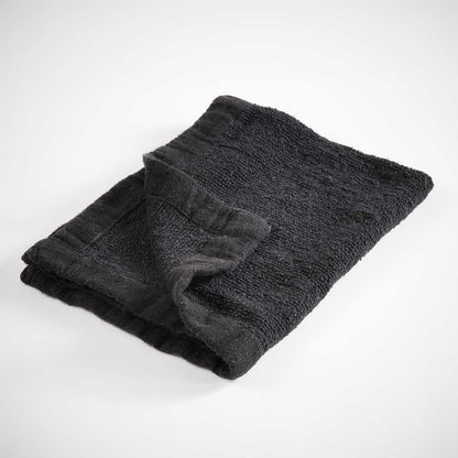 Bedouin Linen Bathmat - Black - Eadie Lifestyle