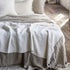 Bedouin Linen Bedcover - Natural - Eadie Lifestyle