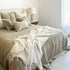 Bedouin Linen Bedcover - Natural - Eadie Lifestyle