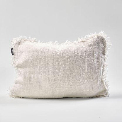 Bedouin Linen Cushion - Ivory - Eadie Lifestyle