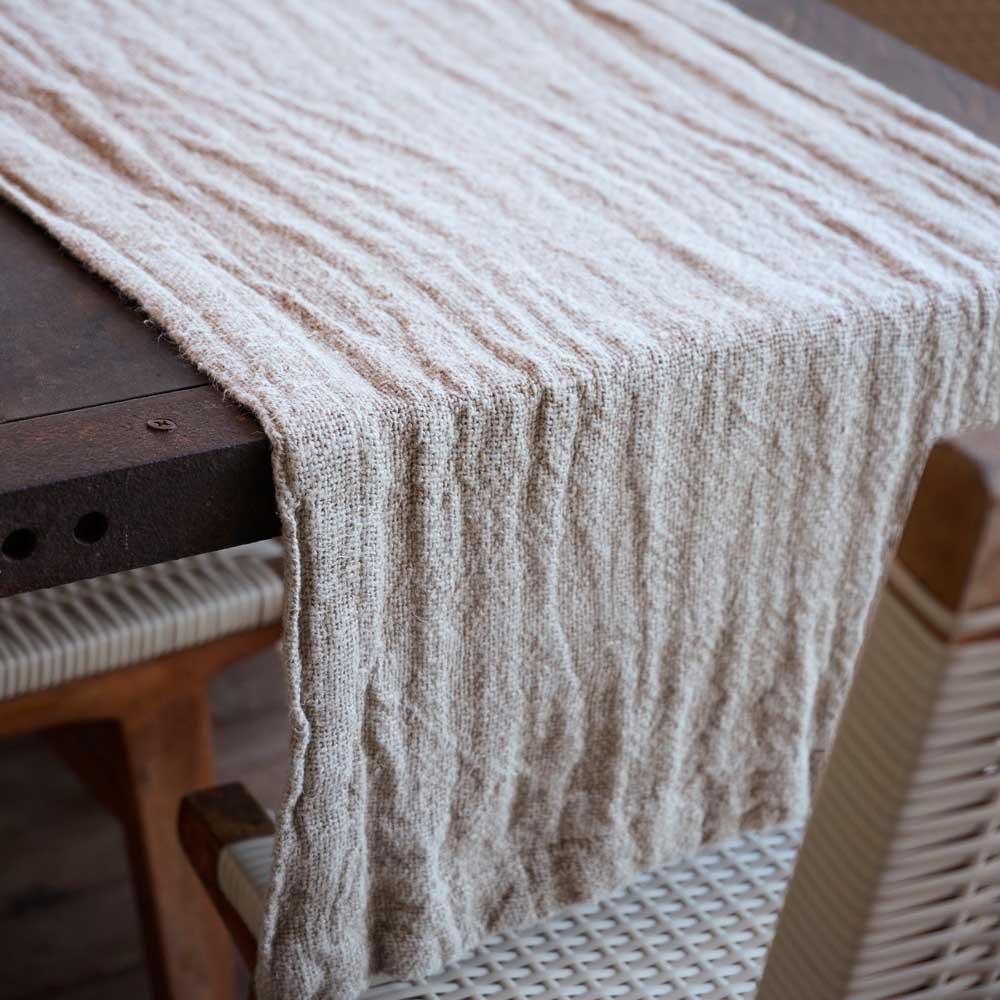 Bedouin Linen Runner - Eadie Lifestyle