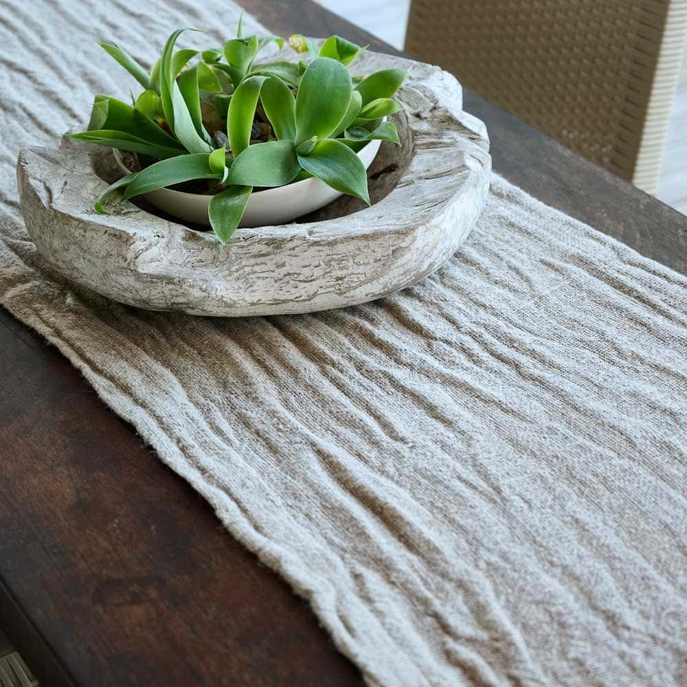 Bedouin Linen Runner - Eadie Lifestyle