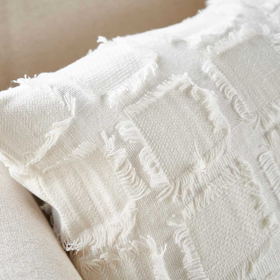 Bedu Cushion - White - Eadie Lifestyle