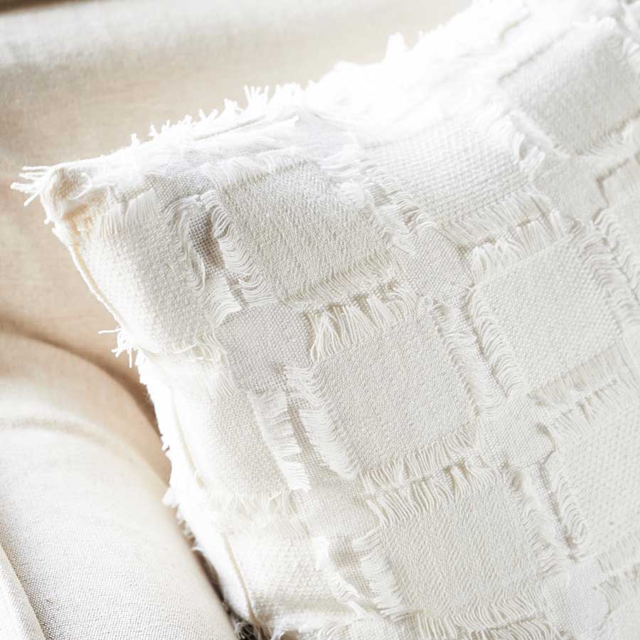 Bedu Cushion - White - Eadie Lifestyle
