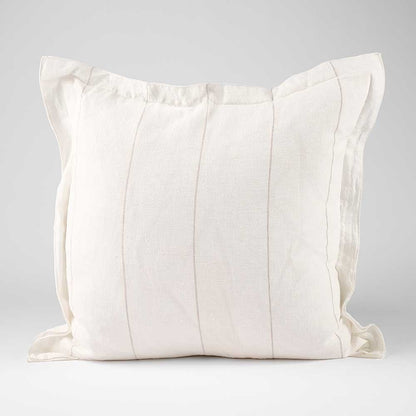 Carter Linen Cushion - White w&