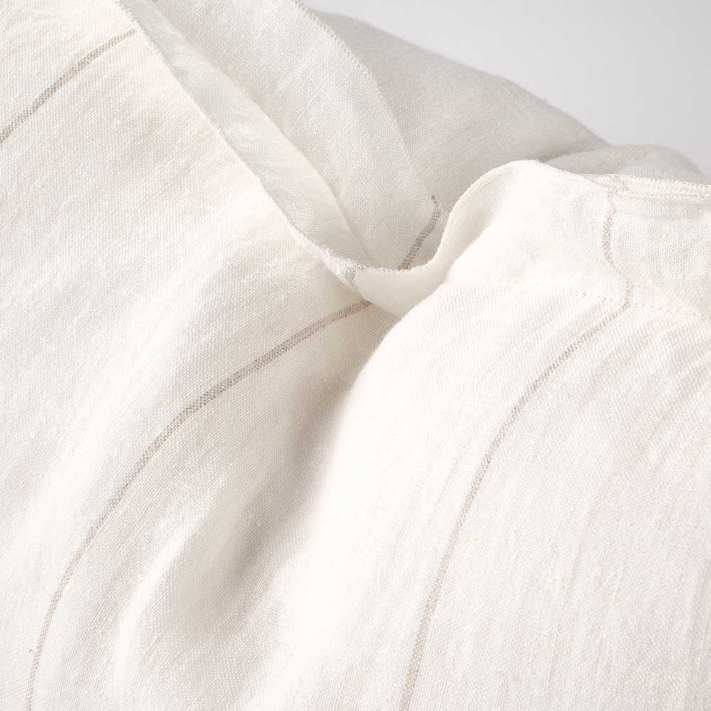 Carter Linen Cushion - White w&