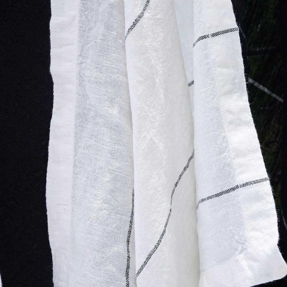 Carter Linen Tea Towel (Set of Two) - White w&