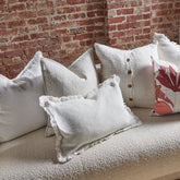 Chelsea Cushion - White - Eadie Lifestyle